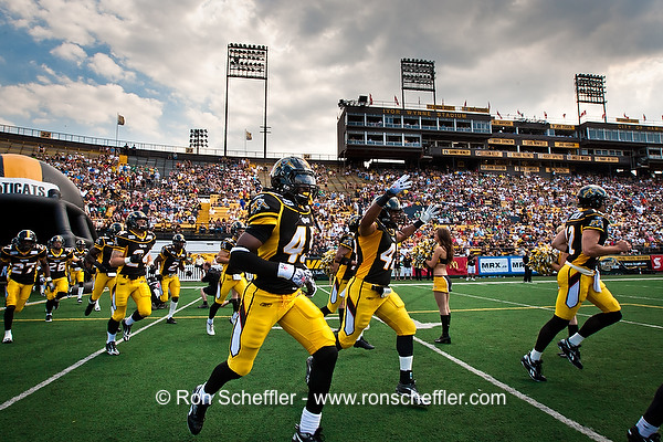 Hamilton Tiger-Cats linebacker Nathan Kanya
