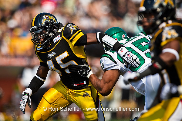 Hamilton Tiger-Cats linebacker Nathan Kanya