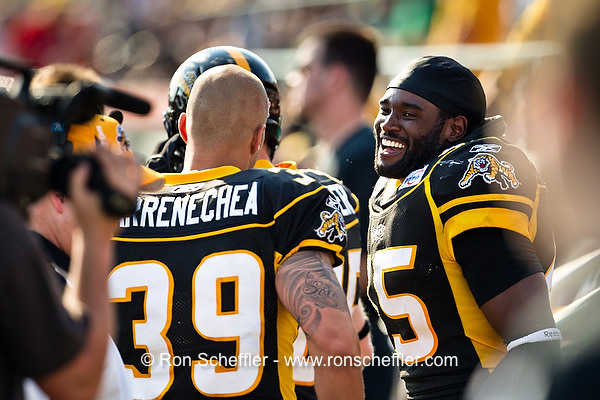 Hamilton Tiger-Cats linebacker Nathan Kanya