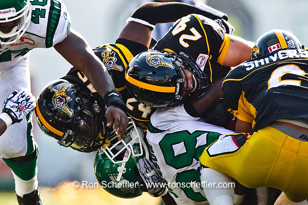 Hamilton Tiger-Cats linebacker Nathan Kanya