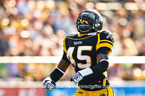 Hamilton Tiger-Cats linebacker Nathan Kanya
